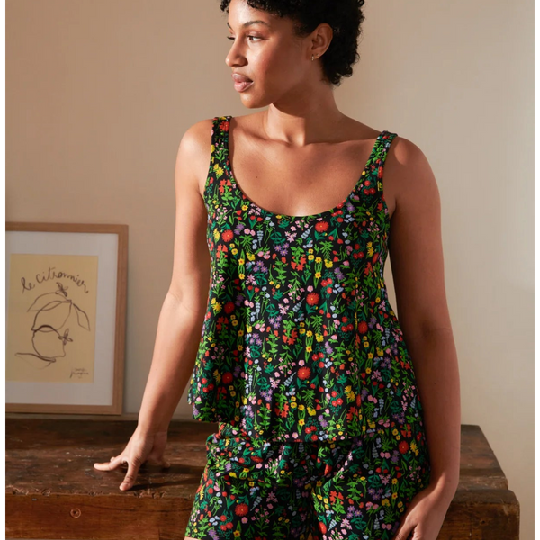 Organic Cotton Tank Top Pyjamas / Πιτζάμες με φανελάκι από οργανικό βαμβάκι