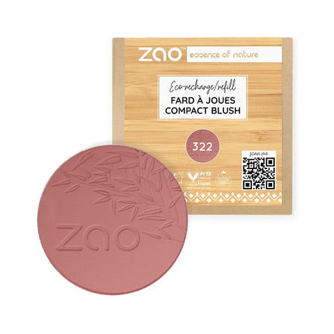 Zao Organic Compact Blush - Refill / Βιολογικό Ρουζ - Ανταλλακτικό