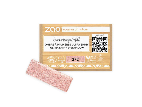 Organic Ultra Shiny Eyeshadow Refill / Βιολογική εξαιρετικά λαμπερή σκιά ματιών - 1.3g