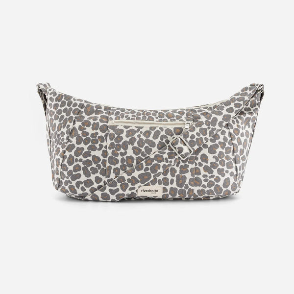 Charlot the Crossbody Bag / Χιαστί τσάντα Recycled Cotton - Leopard Grey
