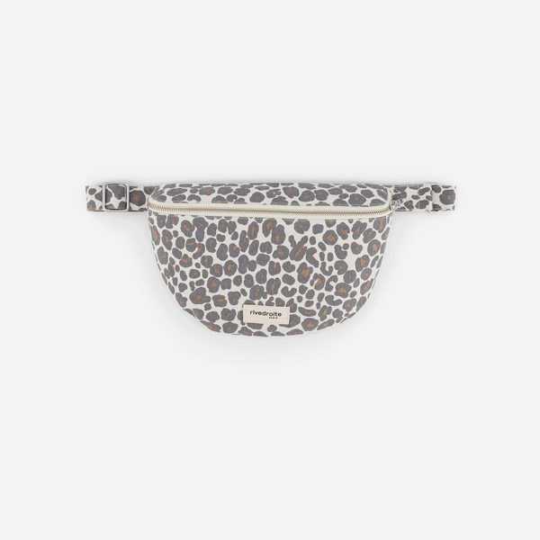 Custine THE WAIST BAG / Τσάντα Μπανάνα - Recycled cotton Leopard Grey