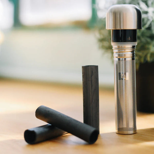 Bamboo charcoal for infuser cap / Ξυλάνθρακας μπαμπού