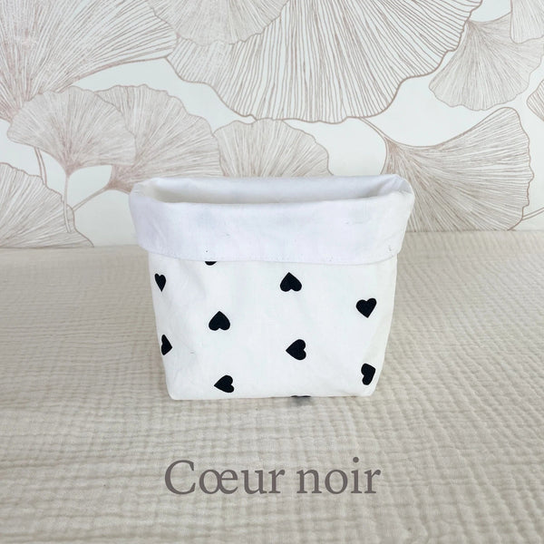 Small Fabric Basket  / Υφασμάτινο καλάθι αποθήκευσης