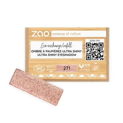 Organic Ultra Shiny Eyeshadow Refill / Βιολογική εξαιρετικά λαμπερή σκιά ματιών - 1.3g
