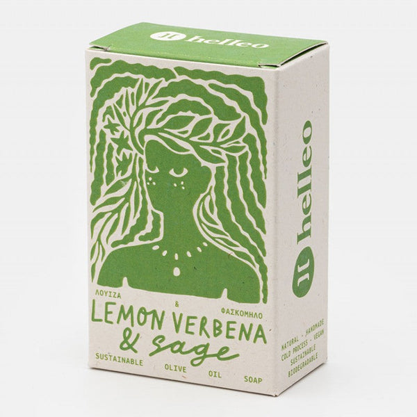 Lemon Verbena and Sage Soap / Σαπούνι με λουίζα και φασκόμηλο