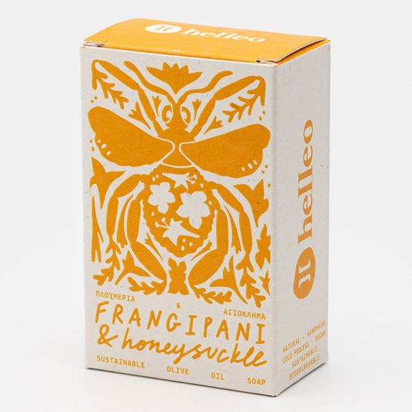 Frangipani & Honeysuckle Soap / Σαπούνι με πλουμερία & αγιόκλιμα