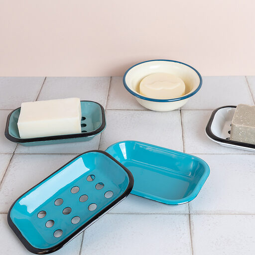 Enameled Soap Dish / Σαπουνοθήκη εμαγιέ