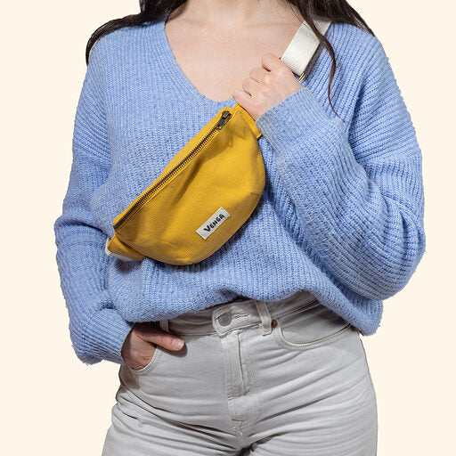 Little Banana Venga from Organic Cotton - Μικρή τσάντα μπανάνα από οργανικό βαμβάκι