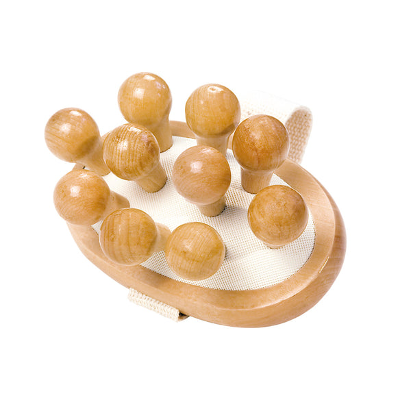 Wooden Massage Brush with extra-large Knobs / Ξύλινη βούρτσα μασάζ