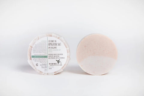 Exfoliating soap with Himalayan Salt, Musklemon & Bergamot / Απολεπιστικό σαπούνι με Αλάτι Ιμαλαϊων, Μοσχολέμονο & Περγαμόντο - 120 gr