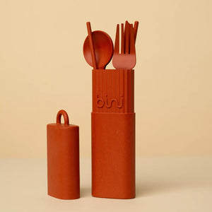 BINI Cutlery KIT / ΣΕΤ μαχαιροπήρουνων - TERRACOTTA