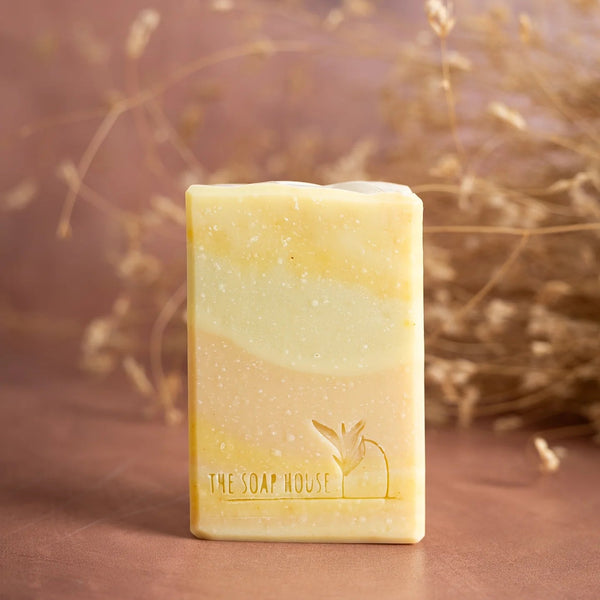 Handmade natural soap "Mint - Grapefruit"/ Χειροποίητο φυσικό σαπούνι "Μέντα - Γκρέιπφρουτ"