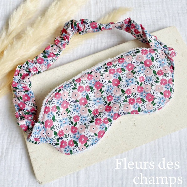 Sleep Mask with Ruffled Finish / Μάσκα Ύπνου με Φινίρισμα με Ρουμπίνια