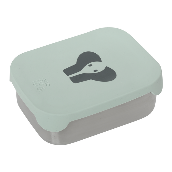 Stainless Steel Divided Lunch Box 800ml - Elephant / Ανοξείδωτο Φαγητοδοχείο Με Χώρισμα 800ml - Ελέφαντας