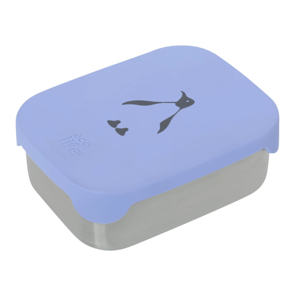 Stainless Steel Divided Lunch Box 800ml - Penguin / Ανοξείδωτο Φαγητοδοχείο Με Χώρισμα 800ml - Πιγκουίνος