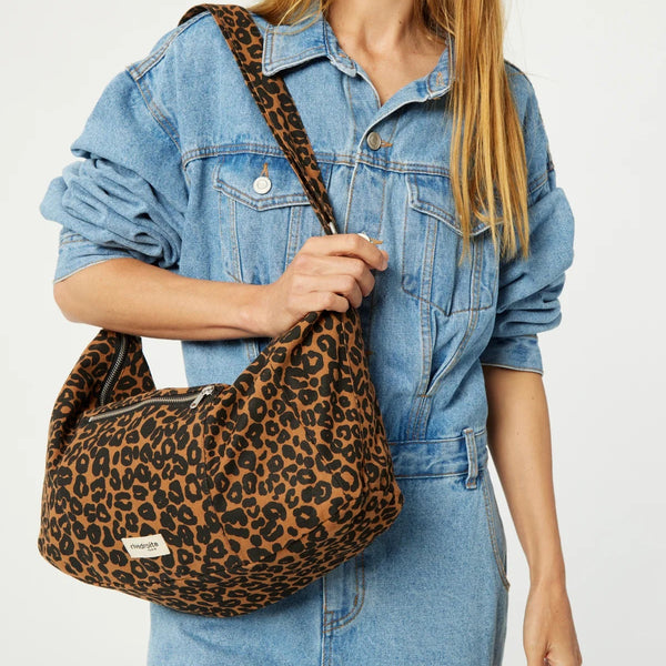 Charlot the Crossbody Bag / Χιαστί τσάντα Recycled Cotton - Leopard