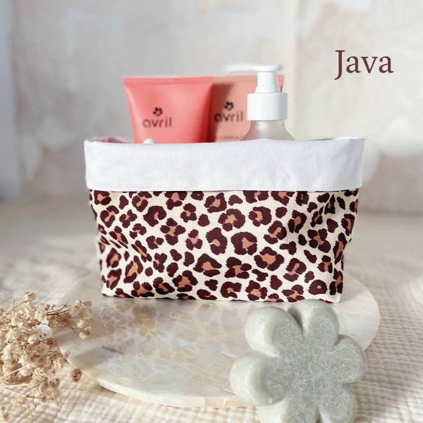 Large Fabric Basket / Υφασμάτινο καλάθι αποθήκευσης σε μεγάλο μέγεθος