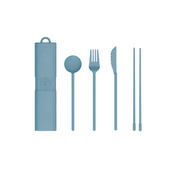 BINI Cutlery KIT - BLUE -  ΣΕΤ μαχαιροπήρουνων BINI - Μπλε