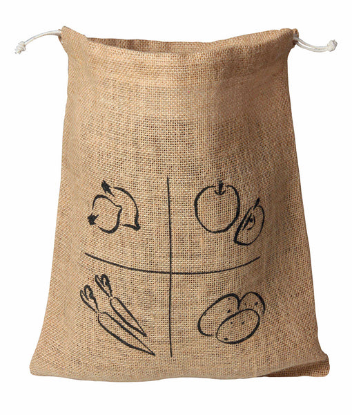 Burlap bag for bulk fruits and vegetables - Τσάντα από γιούτα για χύμα φρούτα και λαχανικά