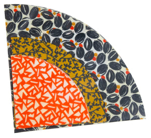 Set of 3 Beeswax Wraps / Σετ 3 Κερομάντηλa τροφίμων - Round
