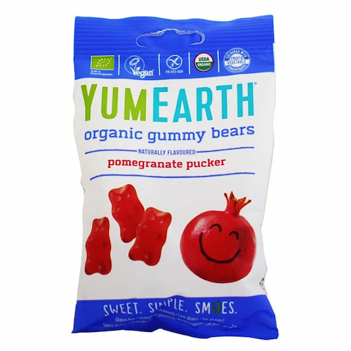 Gummy Bears Yumearth - Βιολογικά ζελεδάκια ροδιού 50gr