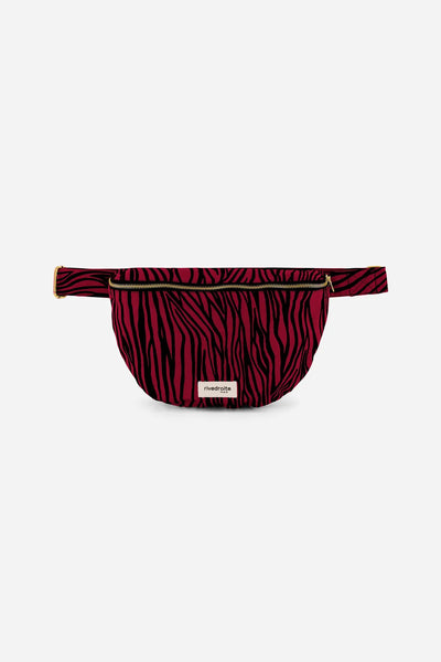 Custine XL THE WAIST BAG - Red Zebra / Τσάντα Μπανάνα 'Custine' XL - Red Zebra