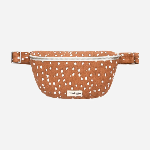 Custine belt bag / Τσάντα Μπανάνα - Recycled cotton Biche