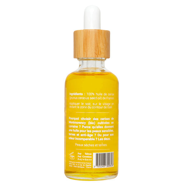 Cherry Oil - regenerative & anti-aging (skin and hair) / Έλαιο Κερασιού / αναδόμηση & αντιγήρανση(πρόσωπό και μαλλιά)
