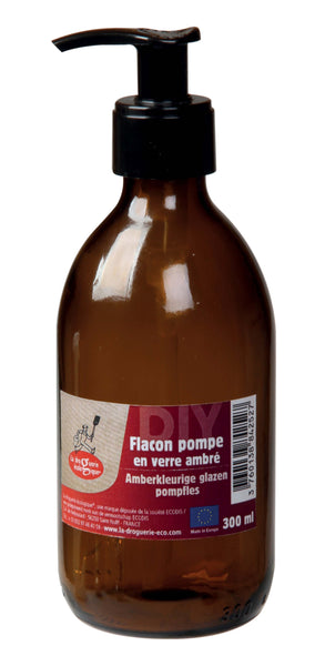 Glass Pump Bottle / Refillable - Γυάλινο μπουκάλι με αντλια / Επαναχρησιμοποιήσιμο