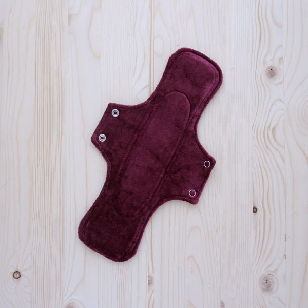 Reusable Period Pad XL / Bamboo Velvet - Επαναχρησιμοποιήσιμο σερβιέτα υφασμάτινη XLarge / βελουτέ μπαμπού
