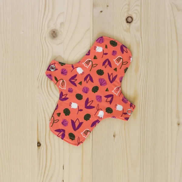 Reusable Period Pad made of organic cotton - S/ Yφασμάτινη σερβιέτα περιόδου από βιολογικό βαμβάκι - S