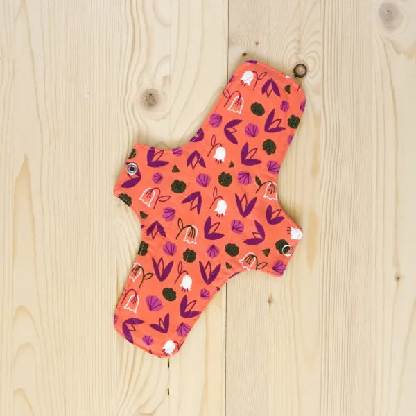 Reusable Period Pad made of organic cotton -L / Yφασμάτινη σερβιέτα περιόδου από βιολογικό βαμβάκι- L