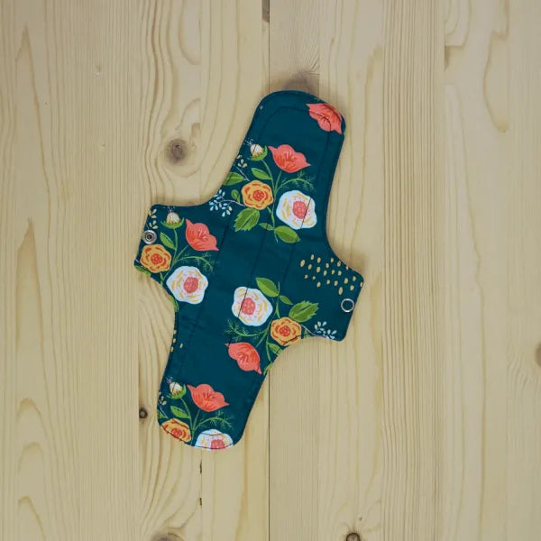 Reusable Period Pad made of organic cotton -L / Yφασμάτινη σερβιέτα περιόδου από βιολογικό βαμβάκι- L