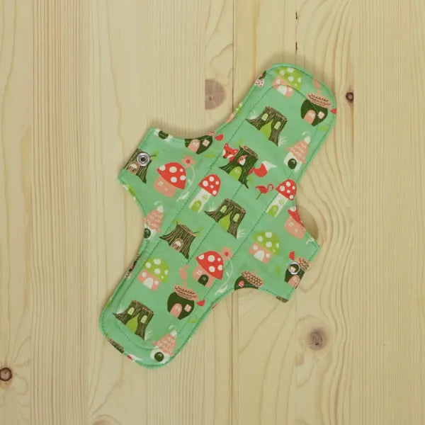 Reusable Period Pad made of organic cotton -L / Yφασμάτινη σερβιέτα περιόδου από βιολογικό βαμβάκι- L