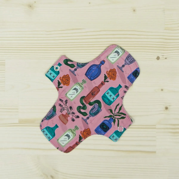 Reusable Period Pad made of organic cotton - S/ Yφασμάτινη σερβιέτα περιόδου από βιολογικό βαμβάκι - S