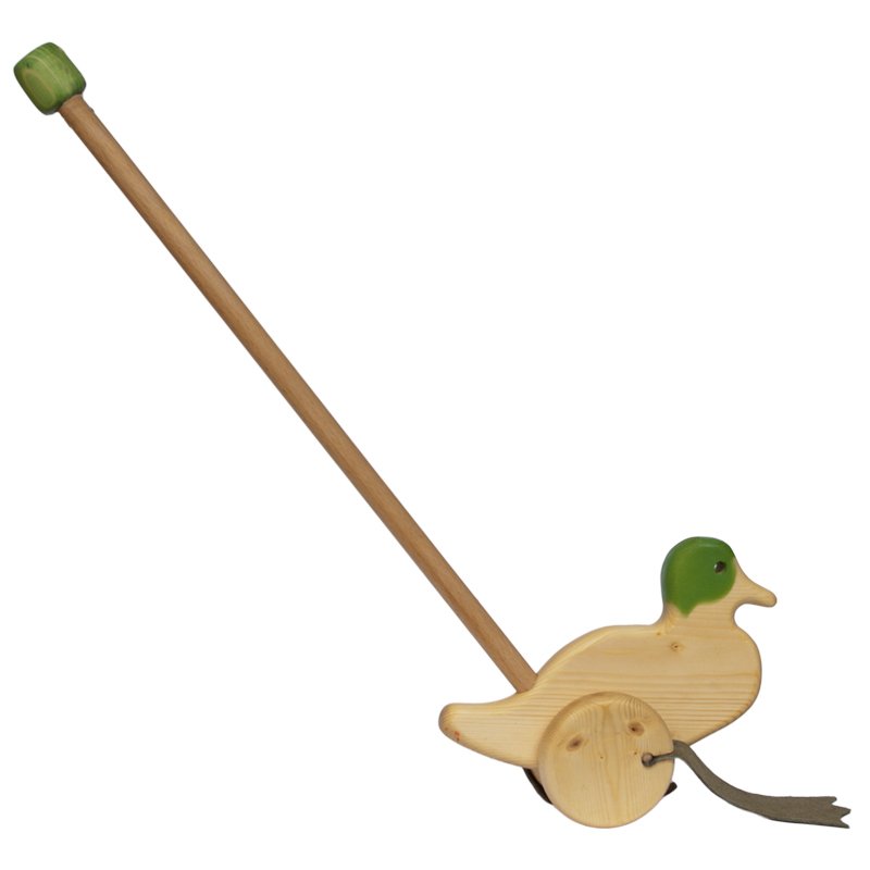 Wooden Duck Walker - Ξύλινή Περπατουρα Παπακι
