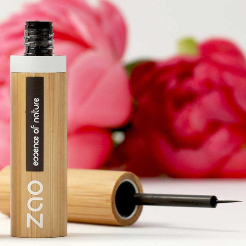 Zao Eyeliner brush tip - Refillable / Zao υγρό λάινερ ματιών με πινελάκι - Επαναγεμιζόμενο