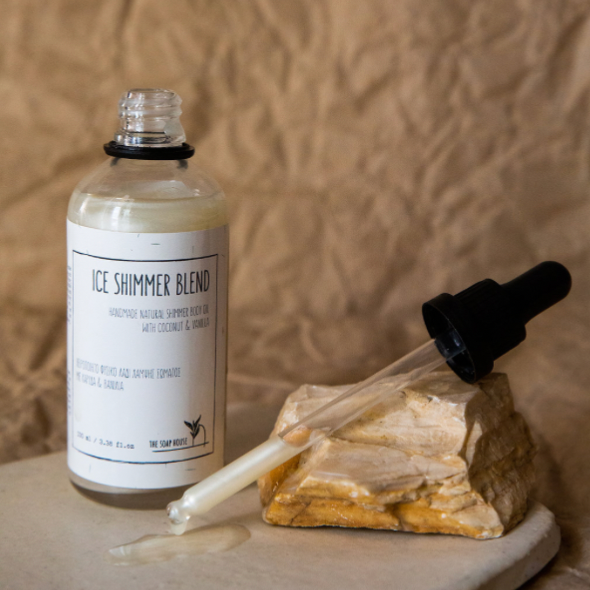 Dry Shimmer Oil "Ice Shimmer Blend" / Ξηρό Λάδι Λάμψης "Ice Shimmer Blend" - 100ml