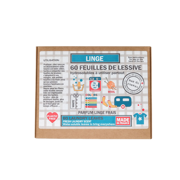 Laundry sheets - fresh laundry perfume / 60 loads - Φύλλα πλυντηρίου ρούχων - άρωμα φρεσκάδας / 60 πλύσεις