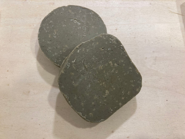 Green Clay Soap with Organic Olive Oil / Σαπούνι πράσινο άργιλο βιολογικό ελαιόλαδο - Kalliope's - 100 gr