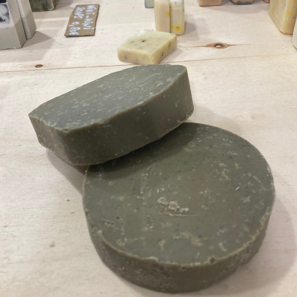 Green Clay Soap with Organic Olive Oil / Σαπούνι πράσινο άργιλο βιολογικό ελαιόλαδο - Kalliope's - 100 gr
