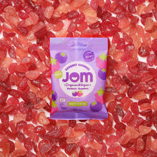 Gourmet gummies - Sour Blueberry & Raspberry 70g / Gourmet ζελεδάκια - Ξινό μύρτιλο και σμέουρο 70γρ