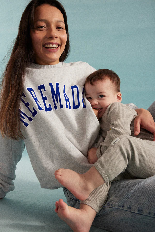 Sweat MERE-MADE gris- Breastfeeding/Nursing Sweatshirt / Φούτερ θηλασμού