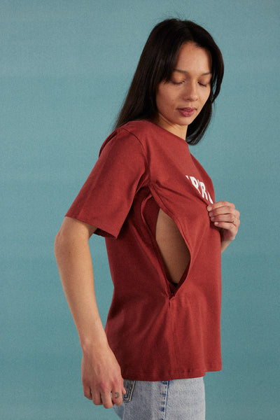 TRIBU. - Breastfeeding/Nursing t-shirt / Μπλουζά θηλασμού