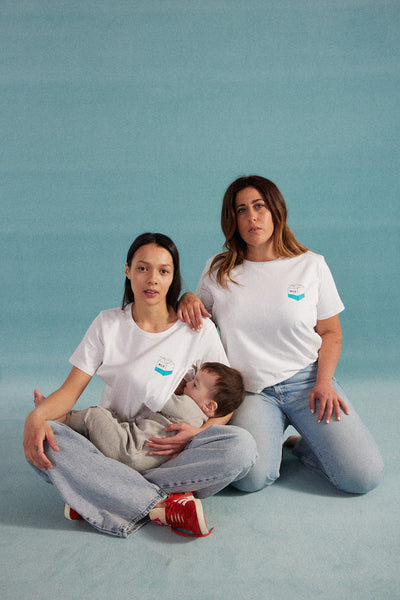 TAKE AWAY MILK. - Breastfeeding/Nursing t-shirt / Μπλουζά θηλασμού