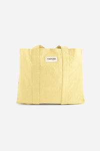 MARCEL THE TOTE BAG / Τσάντα - Recycled cotton Yellow here comes the sun
