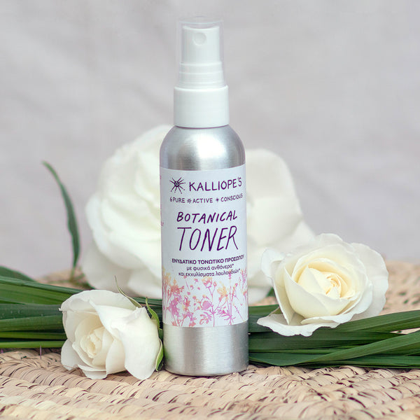 Organic Herbal Facial Toner / Βιολογικό τονωτικό προσώπου με βότανα Kalliope's - 100ml