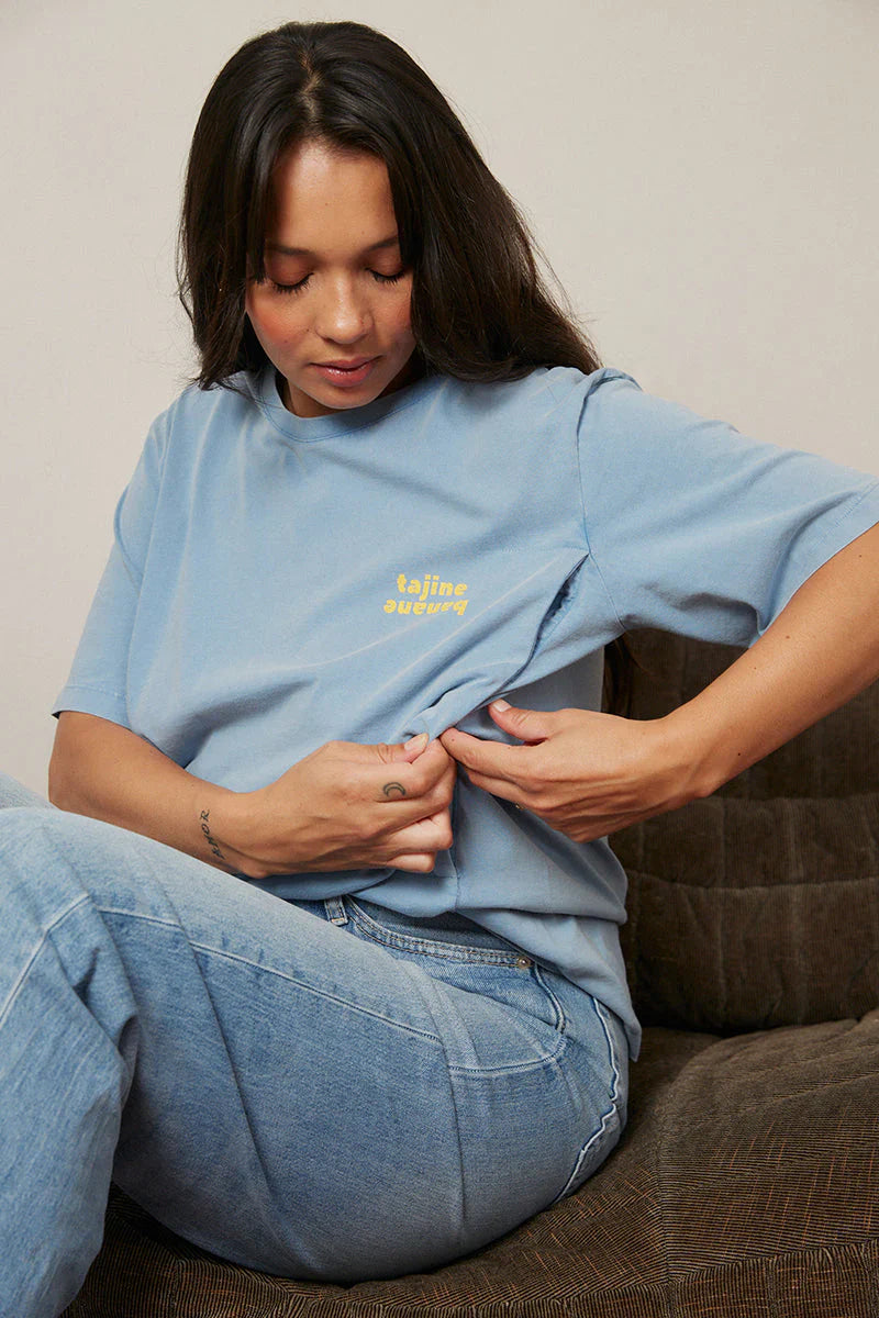 La P'allaite vintage T-shirt - Breastfeeding/Nursing t-shirt / Μπλουζά θηλασμού