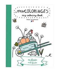 Small coloring book - The Garden / Μικρό βιβλίο ζωγραφικής - Ο κήπος