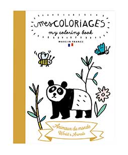 Small coloring book - Animals of the World / Μικρό βιβλίο ζωγραφικής - Ζώα του κόσμου